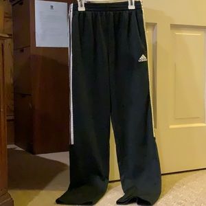 Boys Adidas charcoal gray sweatpants Sz XL